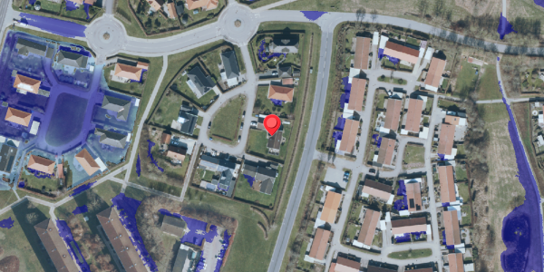 Ekstrem regn på Neergaardparken 5, 4140 Borup