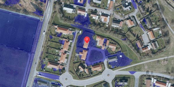 Ekstrem regn på Neergaardparken 8, 4140 Borup