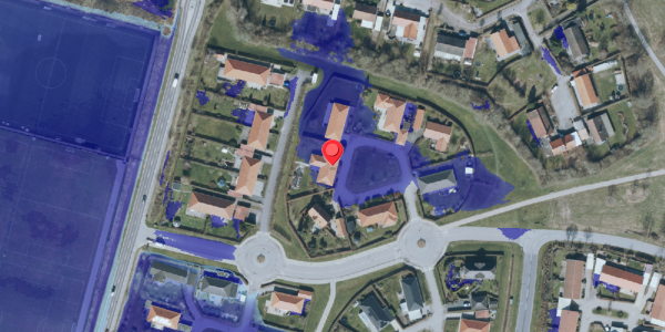 Ekstrem regn på Neergaardparken 10, 4140 Borup