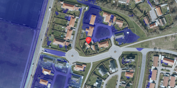 Ekstrem regn på Neergaardparken 12, 4140 Borup