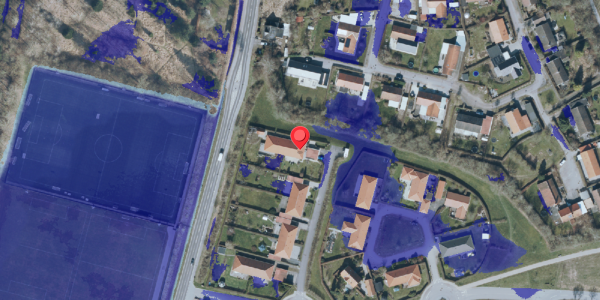 Ekstrem regn på Neergaardparken 28, 4140 Borup