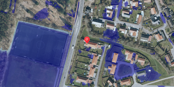 Ekstrem regn på Neergaardparken 30, 4140 Borup