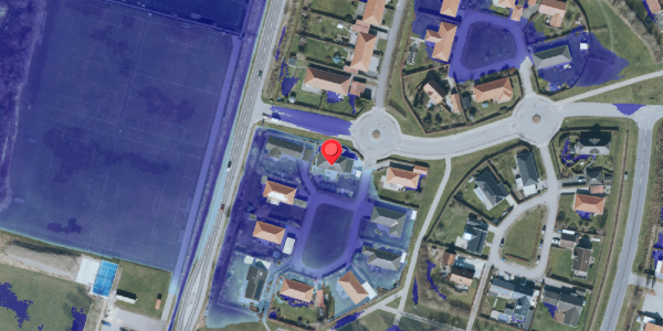 Ekstrem regn på Neergaardparken 37, 4140 Borup