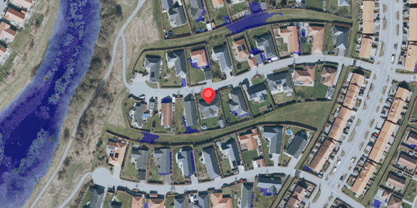 Ekstrem regn på Rapsmarken 11, 4140 Borup