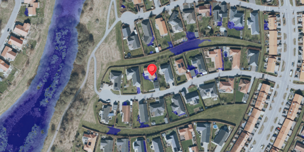 Ekstrem regn på Rapsmarken 14, 4140 Borup