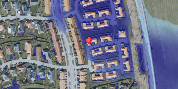 Ekstrem regn på Rugmarken 1, 4140 Borup