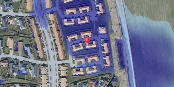 Ekstrem regn på Rugmarken 6, 4140 Borup