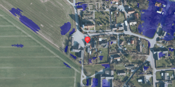 Ekstrem regn på Strædet 1, 4100 Ringsted