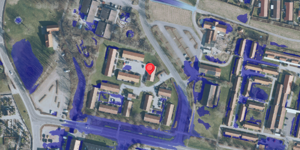 Ekstrem regn på Ærtebjerghusene 2, . , 4140 Borup