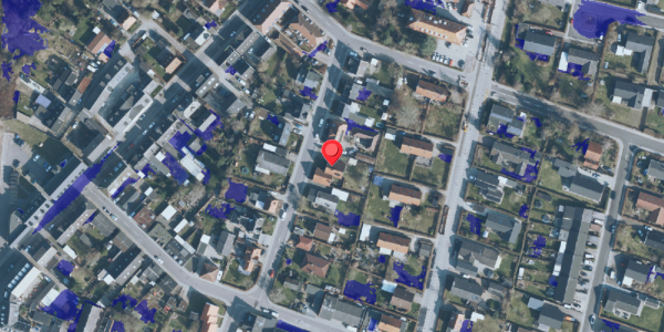 Ekstrem regn på Østergade 13, 4140 Borup