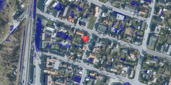 Ekstrem regn på Østergade 22, 4140 Borup