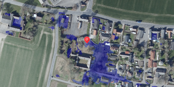 Ekstrem regn på Bagerstræde 2, 4690 Haslev
