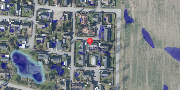 Ekstrem regn på Hasselvej 13, 4690 Haslev