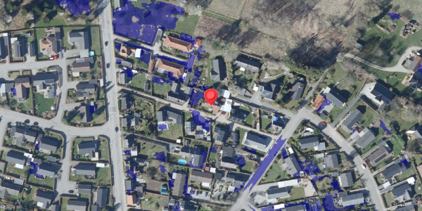 Ekstrem regn på Mindevej 5, 4690 Haslev
