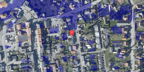 Ekstrem regn på Nygade 4, 4690 Haslev