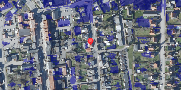 Ekstrem regn på Nygade 10, 4690 Haslev