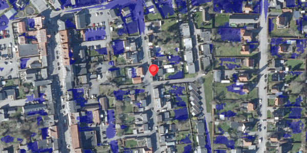 Ekstrem regn på Nygade 13, 4690 Haslev