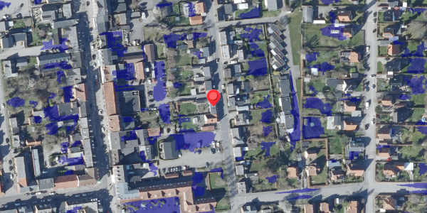 Ekstrem regn på Nygade 22, 4690 Haslev