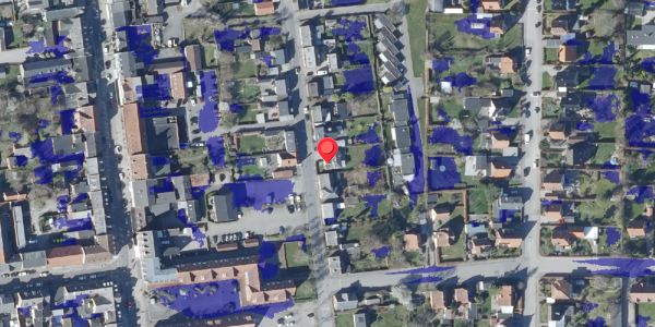 Ekstrem regn på Nygade 27, 4690 Haslev