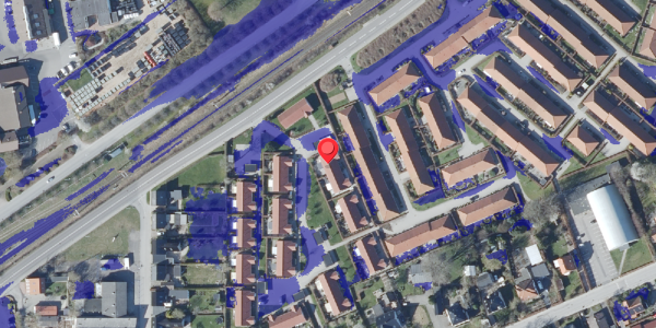 Ekstrem regn på Sofielunden 3, 4690 Haslev