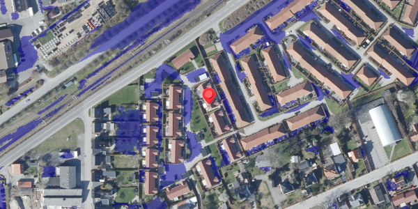 Ekstrem regn på Sofielunden 5, 4690 Haslev