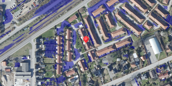 Ekstrem regn på Sofielunden 7, 4690 Haslev