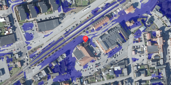 Ekstrem regn på Stationspladsen 2A, . , 4690 Haslev