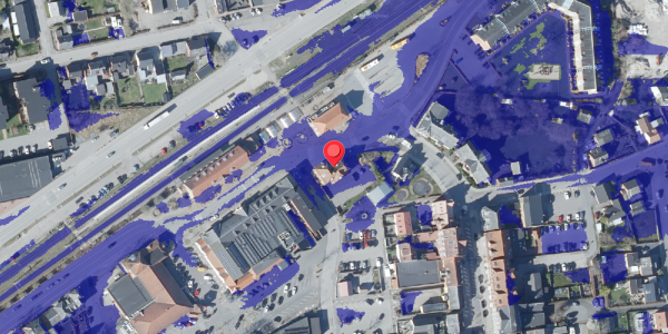 Ekstrem regn på Stationspladsen 12, . , 4690 Haslev