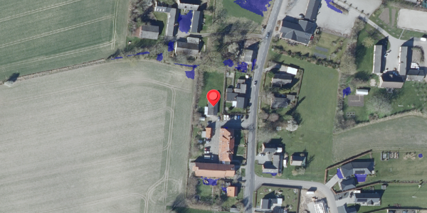Ekstrem regn på Teestrup Bygade 7B, . , 4690 Haslev