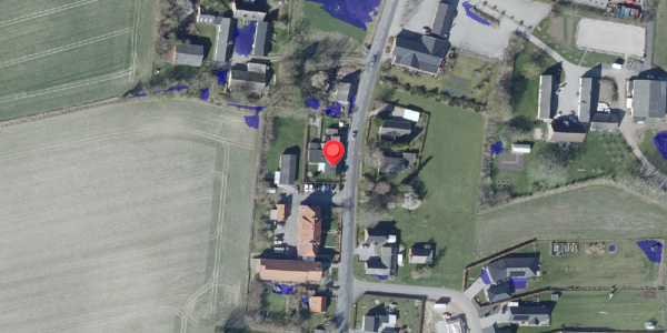Ekstrem regn på Teestrup Bygade 9, 4690 Haslev