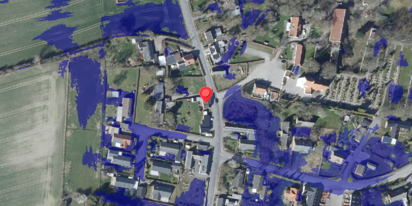 Ekstrem regn på Teestrup Bygade 21, 4690 Haslev