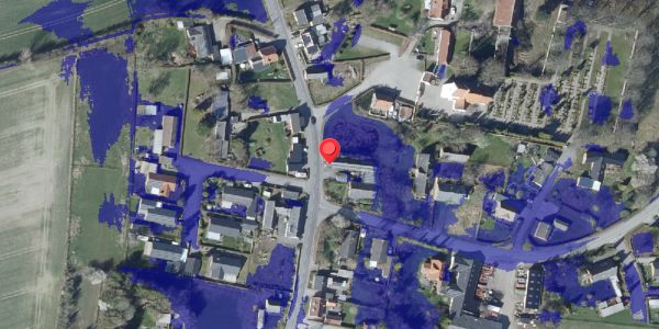 Ekstrem regn på Teestrup Bygade 22, 4690 Haslev