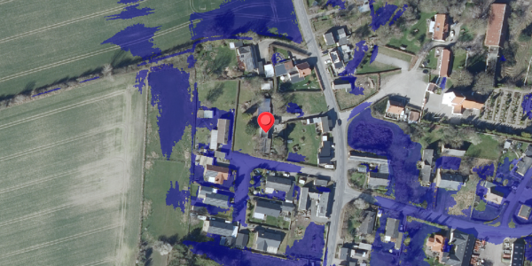 Ekstrem regn på Teestrup Bygade 23, 4690 Haslev