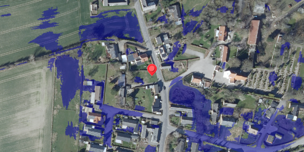 Ekstrem regn på Teestrup Bygade 25, 4690 Haslev