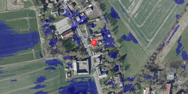 Ekstrem regn på Teestrup Bygade 40, 4690 Haslev