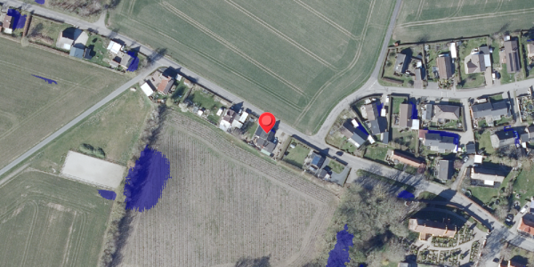 Ekstrem regn på Terslev Bygade 35, 4690 Haslev