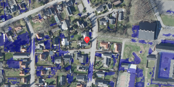 Ekstrem regn på Themstrupvej 10, 4690 Haslev