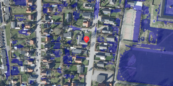 Ekstrem regn på Themstrupvej 32, 4690 Haslev