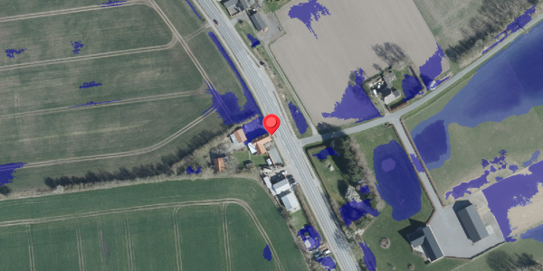 Ekstrem regn på Haslevvej 120, 4100 Ringsted