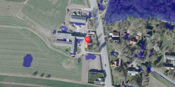 Ekstrem regn på Haslevvej 162, 4100 Ringsted