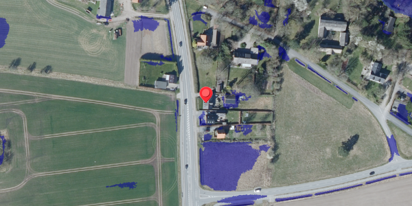 Ekstrem regn på Haslevvej 167, 4100 Ringsted