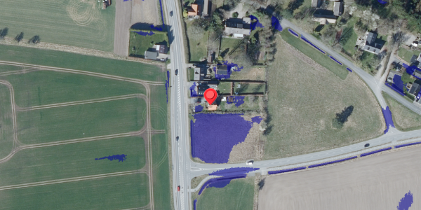 Ekstrem regn på Haslevvej 171, 4100 Ringsted