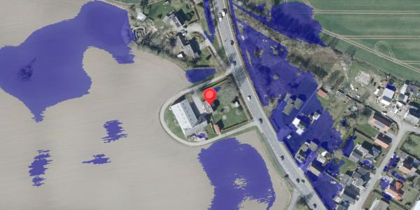 Ekstrem regn på Haslevvej 254, 4100 Ringsted