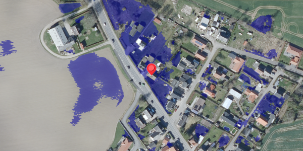Ekstrem regn på Haslevvej 261, 4100 Ringsted