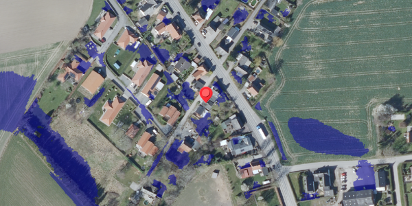 Ekstrem regn på Haslevvej 280, 4100 Ringsted