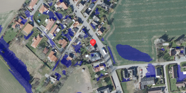 Ekstrem regn på Haslevvej 282, 4100 Ringsted