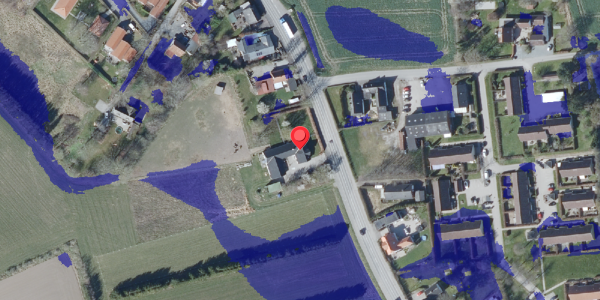 Ekstrem regn på Haslevvej 288, 4100 Ringsted