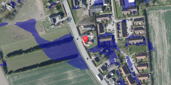 Ekstrem regn på Haslevvej 317, 4100 Ringsted