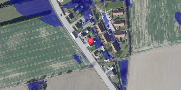 Ekstrem regn på Haslevvej 325, 4100 Ringsted