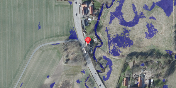 Ekstrem regn på Haslevvej 361, 4100 Ringsted
